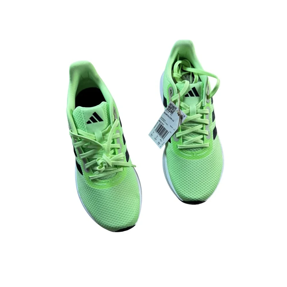 Adidas Runfalcon 3.0 Mens Running Shoes Lucid Lemon Lime Green IE0741 Size 9.5